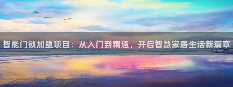 开丰娱乐网站官网入口：智能门锁加盟项目：从入门到精通，开启智