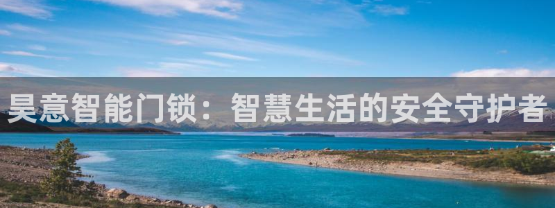 开丰娱乐网站官网：昊意智能门锁：智慧生活的安全守护者
