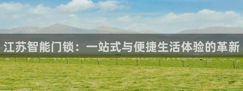 开丰娱乐登入地址在哪儿：江苏智能门锁：一站式与便捷生活体验的