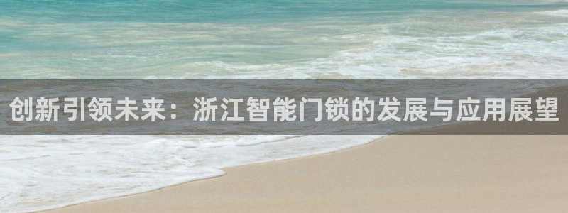 开丰娱乐网官网注册入口：创新引领未来：浙江智能门锁的发展与应