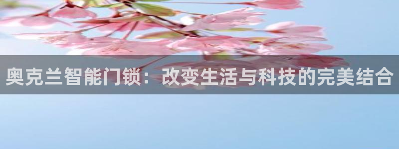 开丰娱乐月：奥克兰智能门锁：改变生活与科技的完美结合