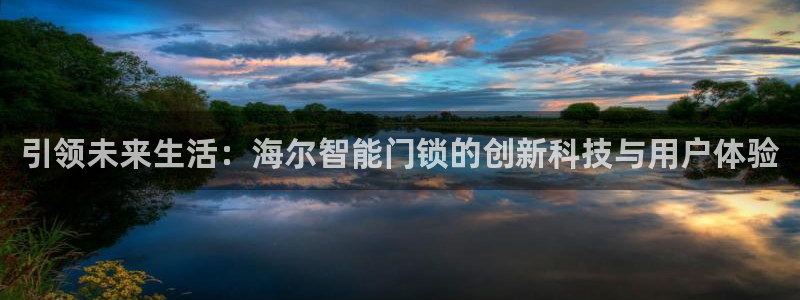开丰娱乐官网首页：引领未来生活：海尔智能门锁的创新科技与用户