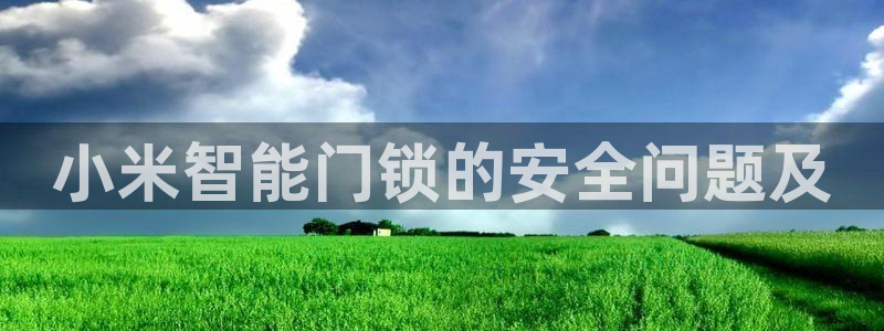 开丰娱乐后7O667：小米智能门锁的安全问题及