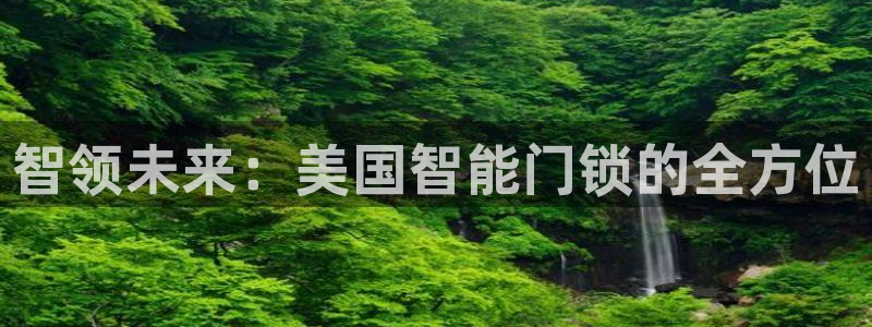 下载开丰娱乐：智领未来：美国智能门锁的全方位