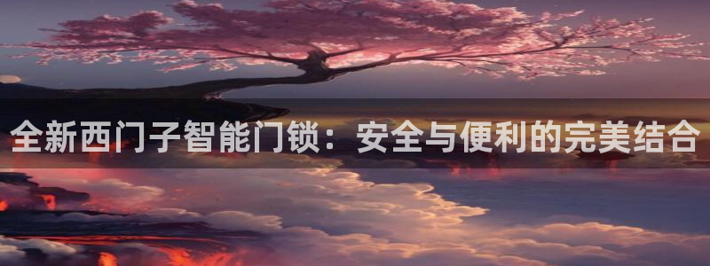 开丰娱乐予 7O935：全新西门子智能门锁：安全与便利的完美