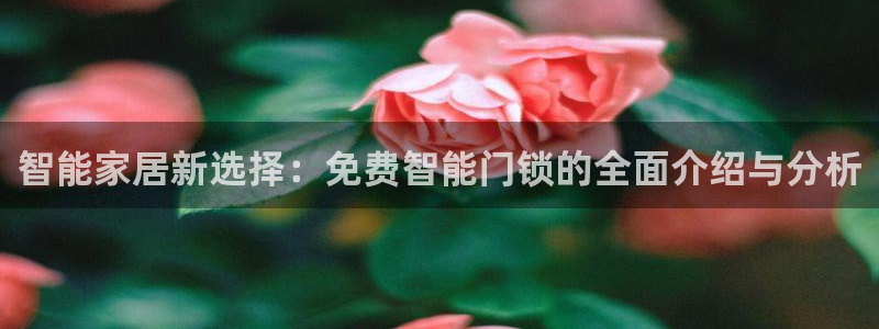 开丰娱乐主管家去判官333OO：智能家居新选择：免费智能门锁
